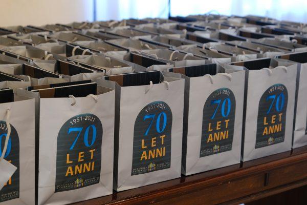 La Biblioteca centrale Srečko Vilhar Capodistria, ha celebrato il 70° anniversario