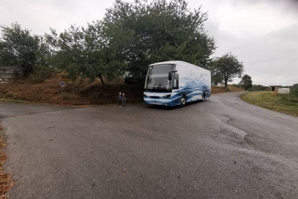 Nuova fermata del bibliobus ad Artuise