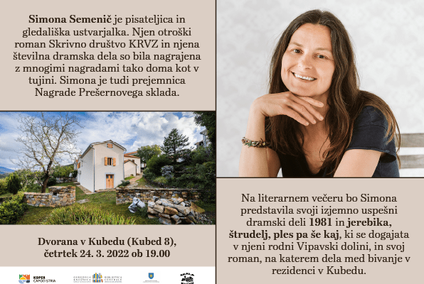Rezidenca Hiša Alojza Kocjančiča: Tokrat gostimo Simono Semenič