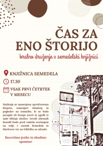 Cas Za Eno Storijo Plakat FB