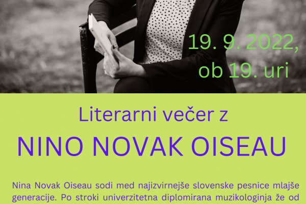 Večer v družbi z Nino Novak Oiseau