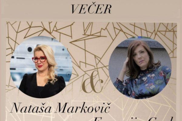 Literarno-novinarski večer v družbi Nataše Markovič in Eugenije Carl