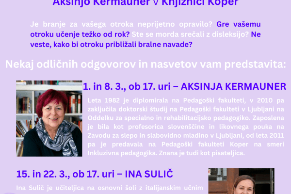 Marec: Mesec branja za veselje in zabavo