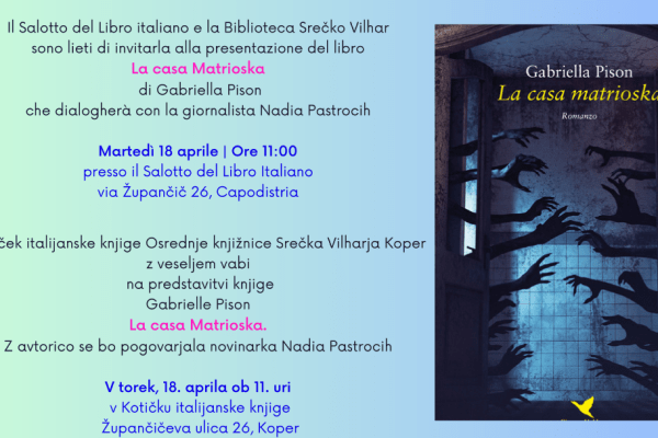 Predstavitev knjige: La casa matrioska