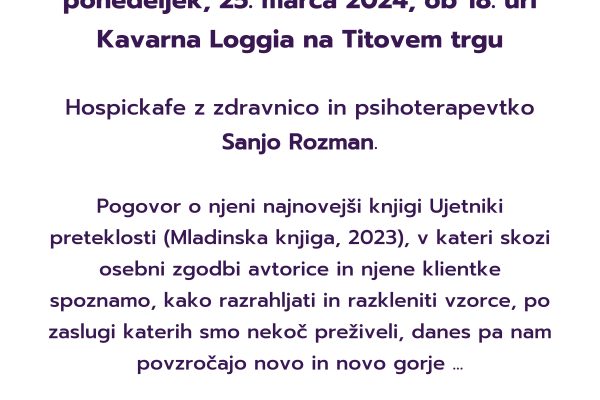 Sanja Rozman – UJETNIKI PRETEKLOSTI