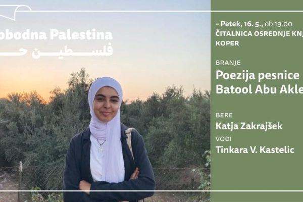 Palestina libera: serata di poesia palestinese alla Civica Sala di Lettura