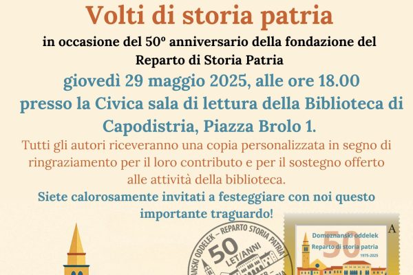 Il volume Volti di storia patria
