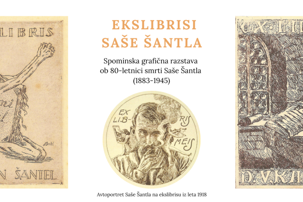 Razstava: EKSLIBRISI Saše Šantla