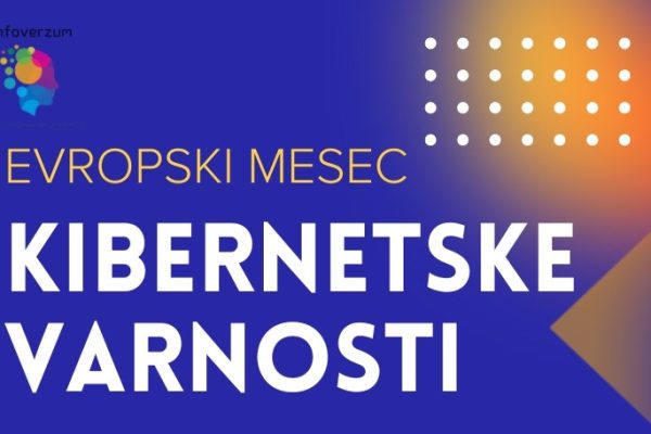 Oktober – evropski mesec kibernetske varnosti