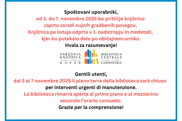 Gradbena dela na Oddelku za odrasle