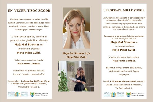 Tre Maje alla serata di conversazione Una sera, mille storie