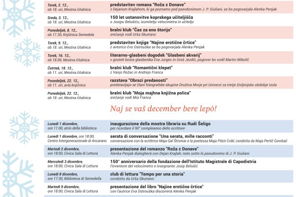 Decembra v knjižnici